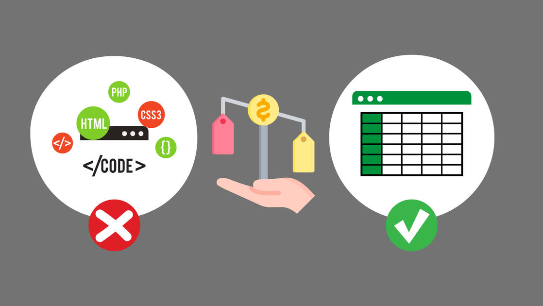 Harga terjangkau dengan platform yang dapat digunakan semua orang (Google Sheets)